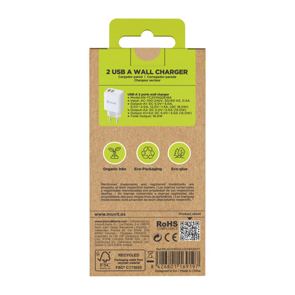 USB-A European Wall Charger