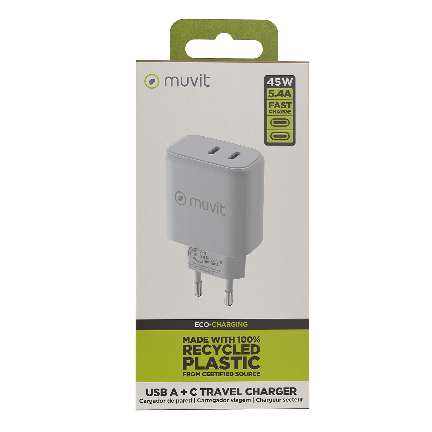 USB-C European Wall Charger