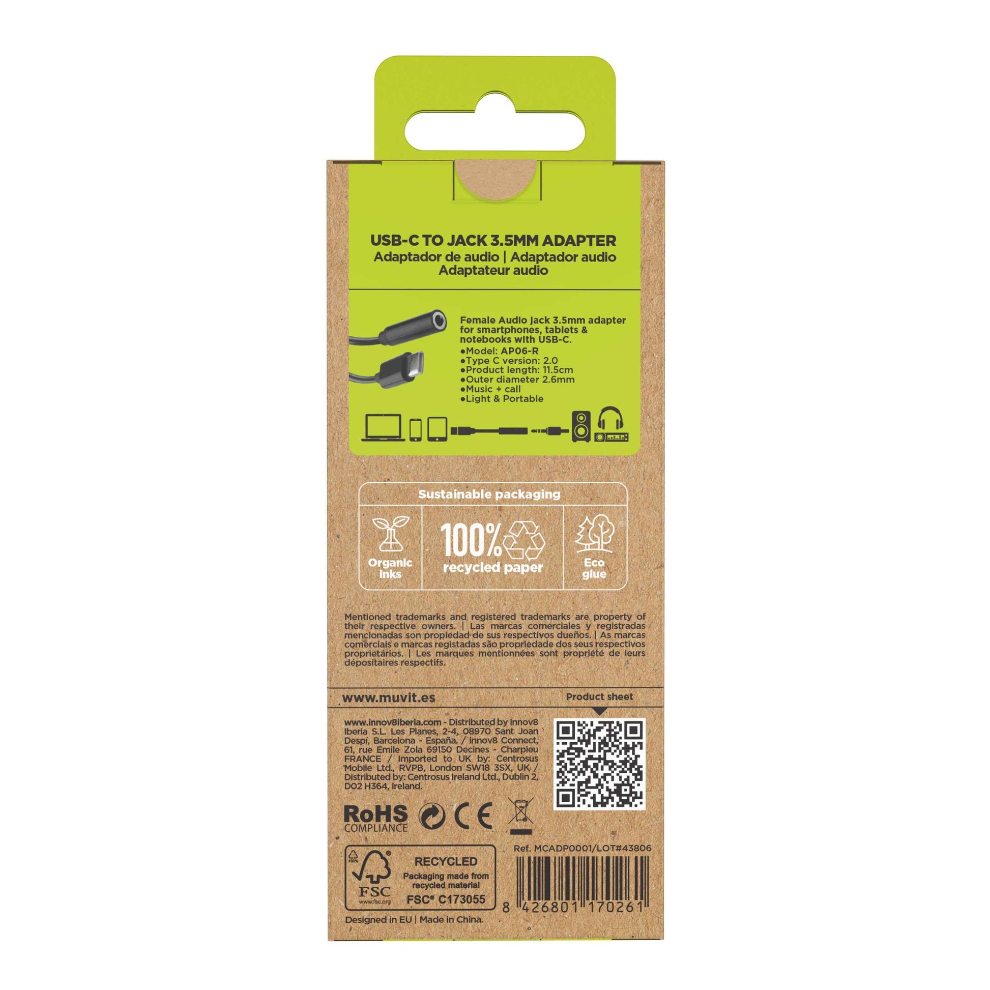 USB-C to 3.5mm Jack Adapter