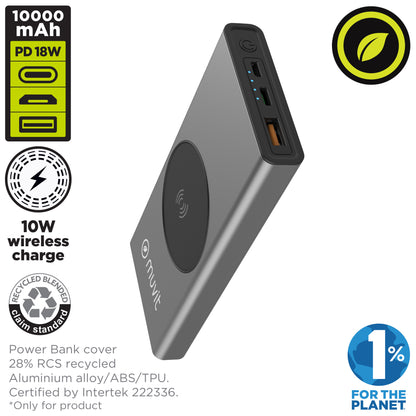 Wireless Power Bank 10000mAh