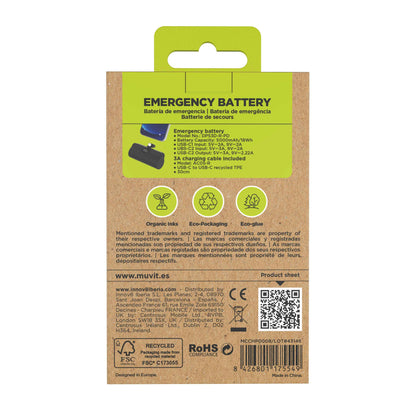 Mini USB-C Power Bank 5000mAh