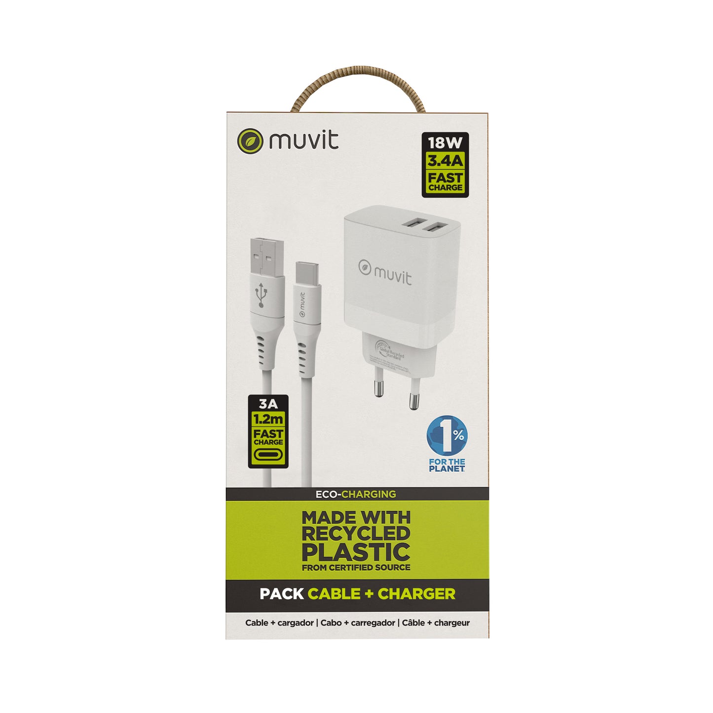 USB-A European Wall Charger