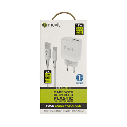 USB-A European Wall Charger