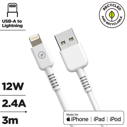 USB-A to Lightning Charging Cable