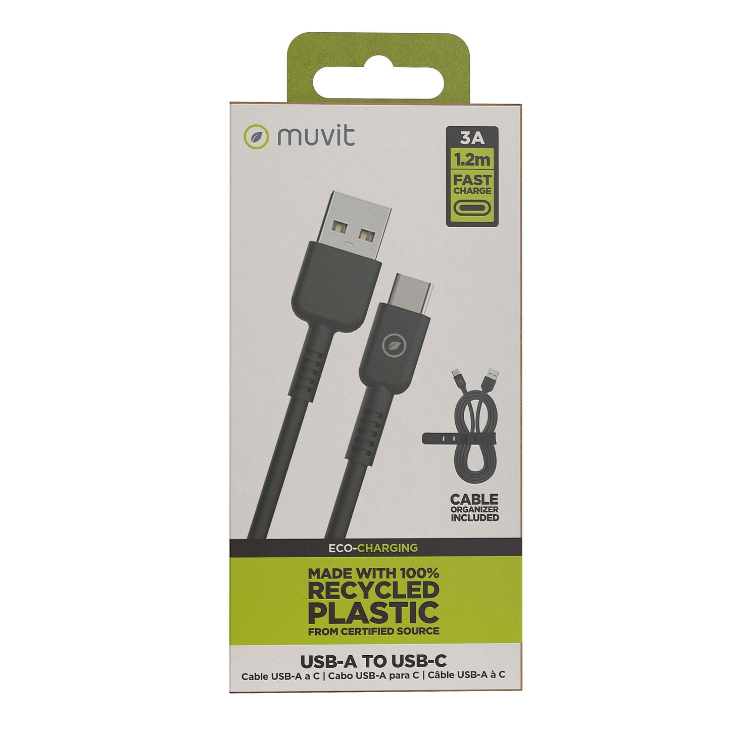 USB-A to USB-C Charging Cable