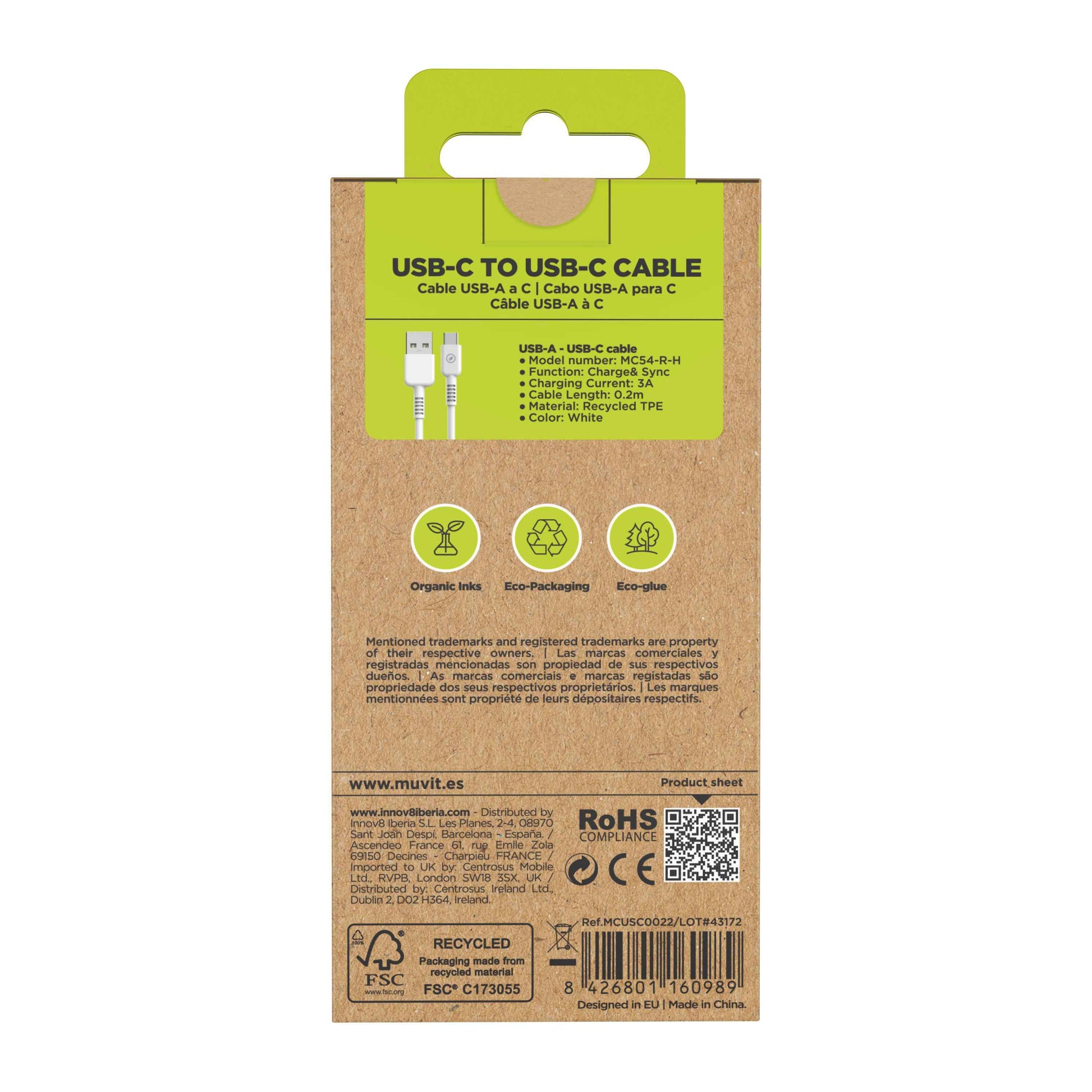 USB-A to USB-C Charging Cable