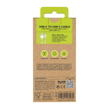 USB-A to USB-C Charging Cable