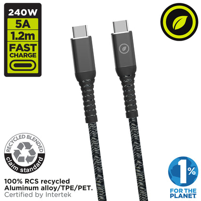USB-C to USB-C Rugged Charging Cable