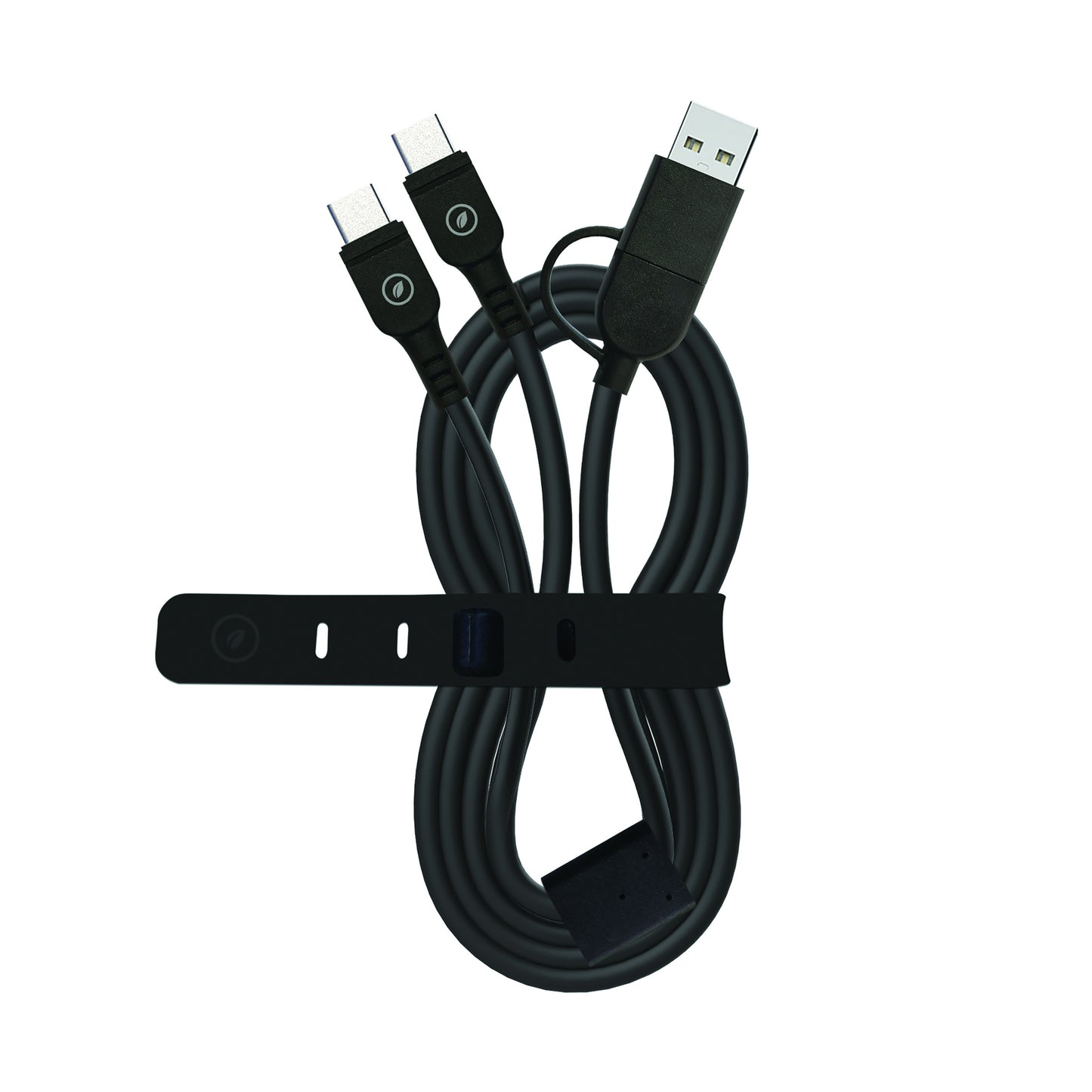 USB-C/A to Dual USB-C Charging Cable