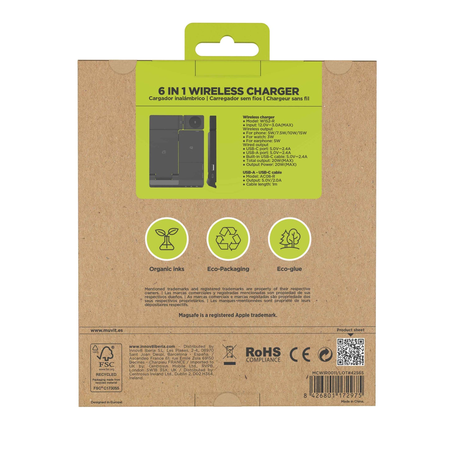 6-in-1 Foldable Wireless Charging Stand