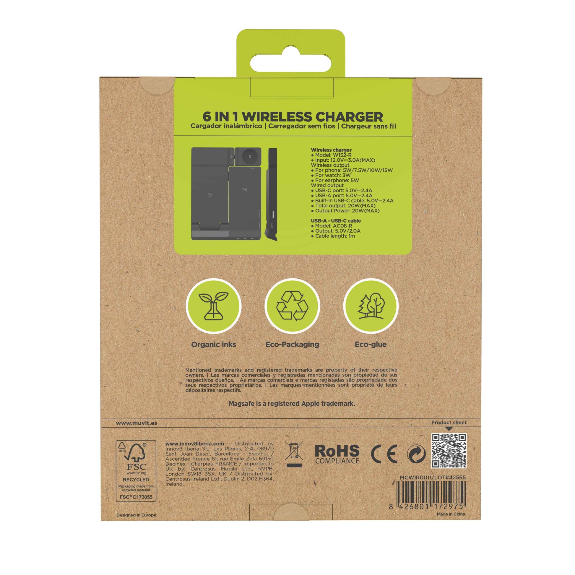 6-in-1 Foldable Wireless Charging Stand