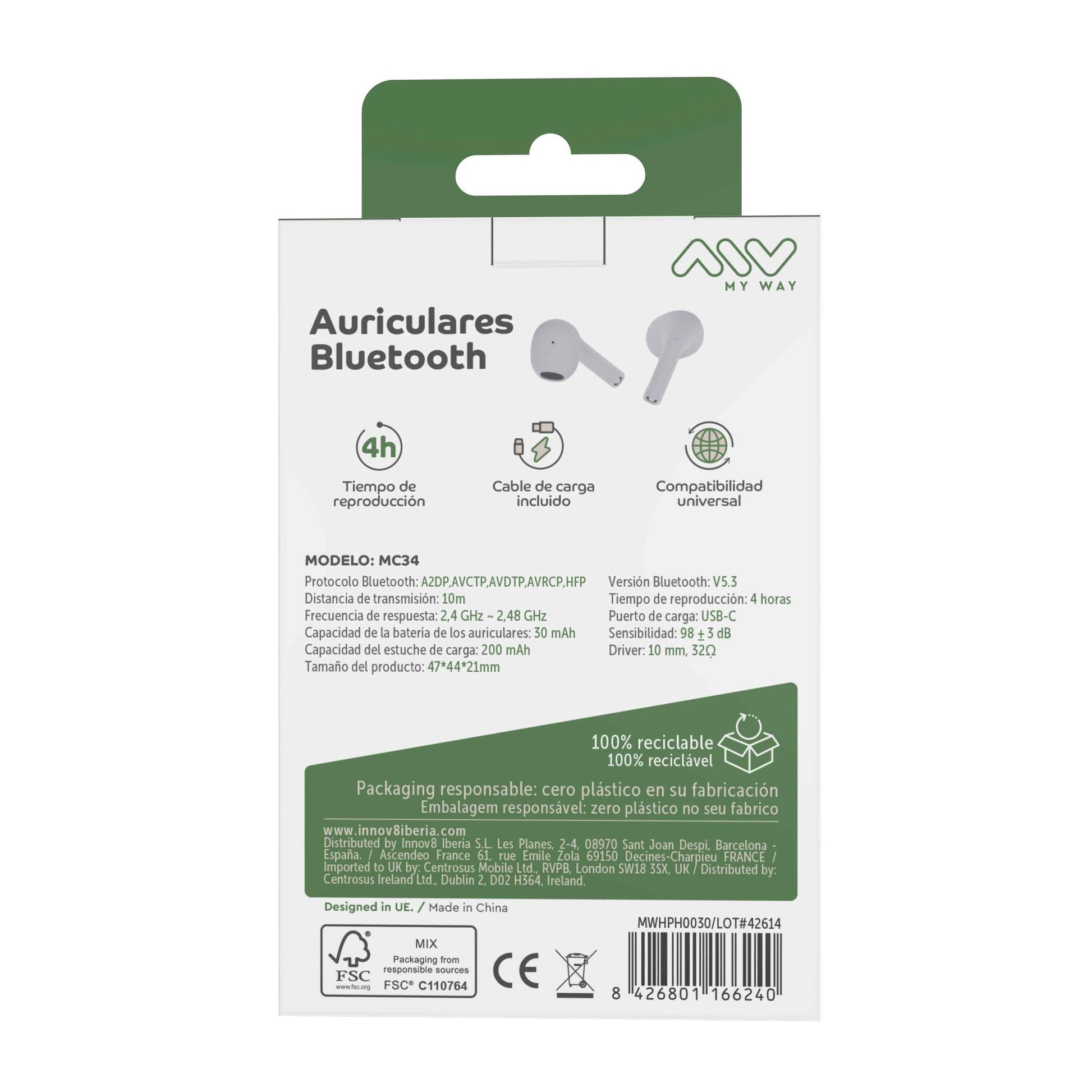 MyWay Pro Bluetooth Earbuds